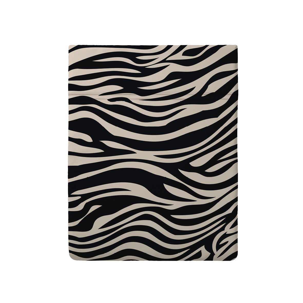 Drap plat satin de coton Rêves zébrés