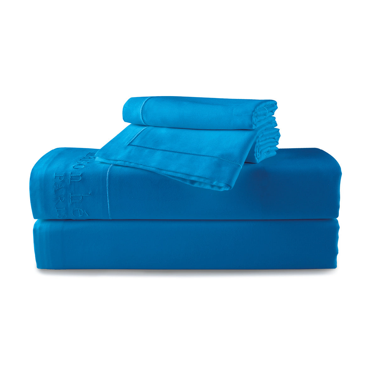 Ensemble de draps satin de coton Uni 1 baratta