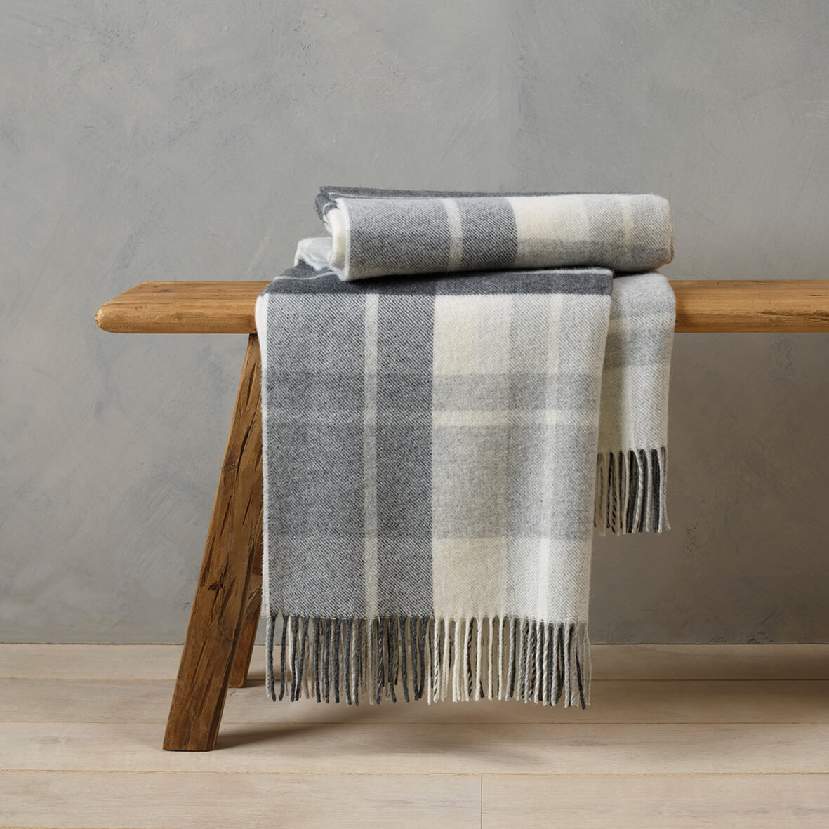 Plaid tissé