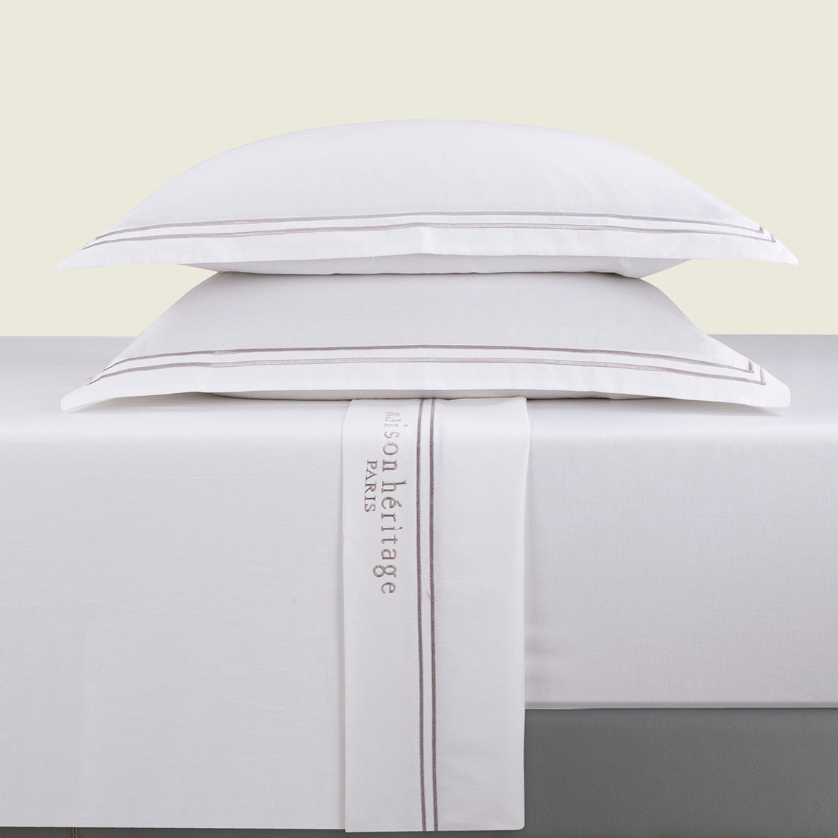 Ensemble de draps satin de coton Paris
