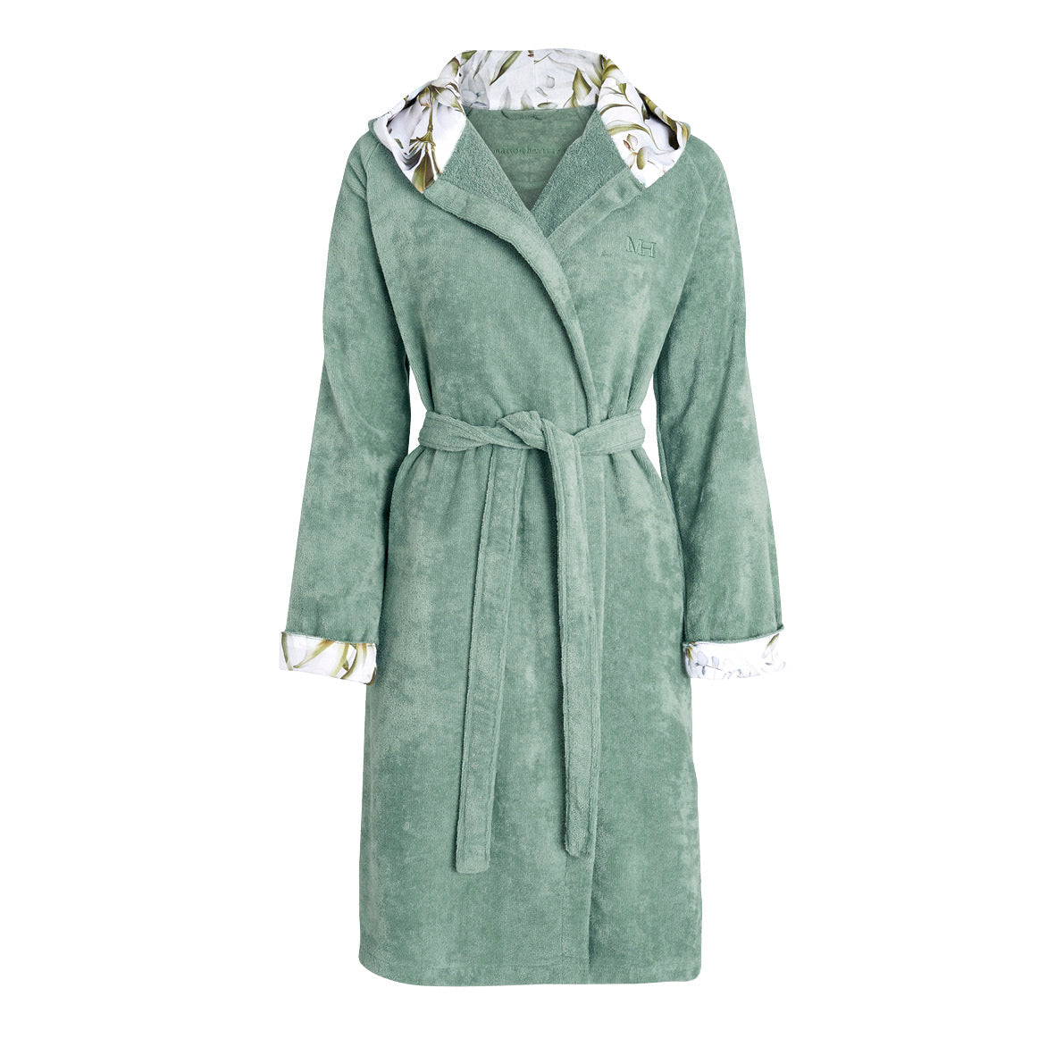 Peignoir avec capuche Jardin exotique