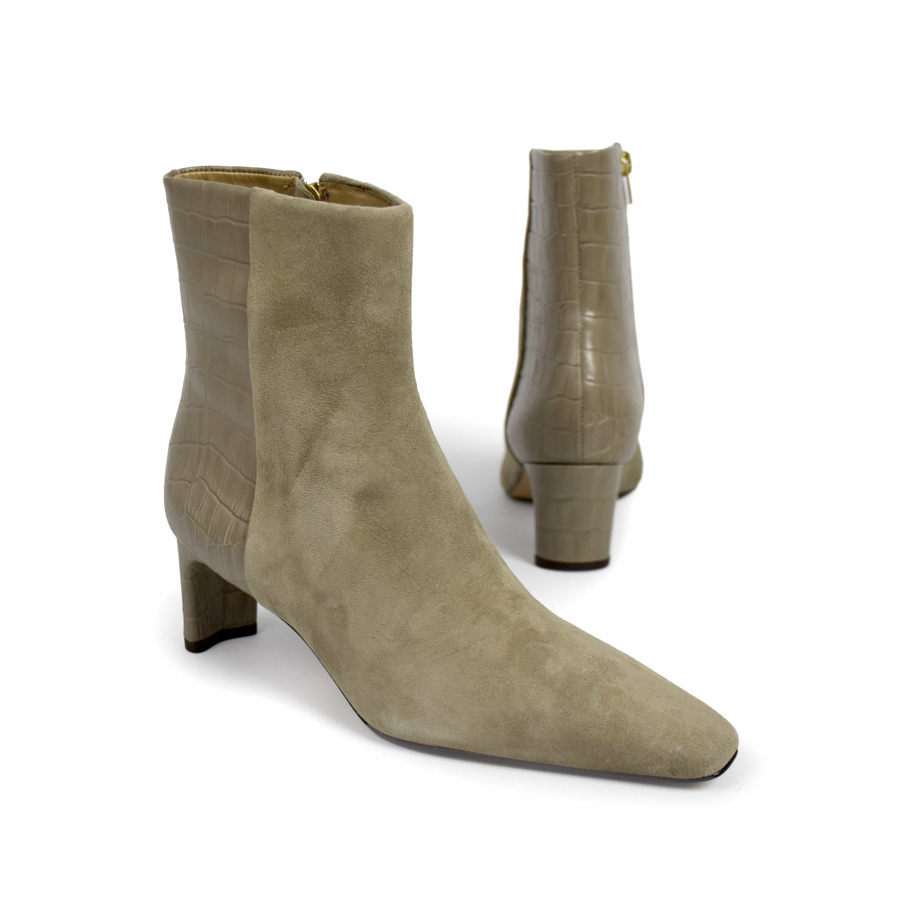Assia - Taupe Suede