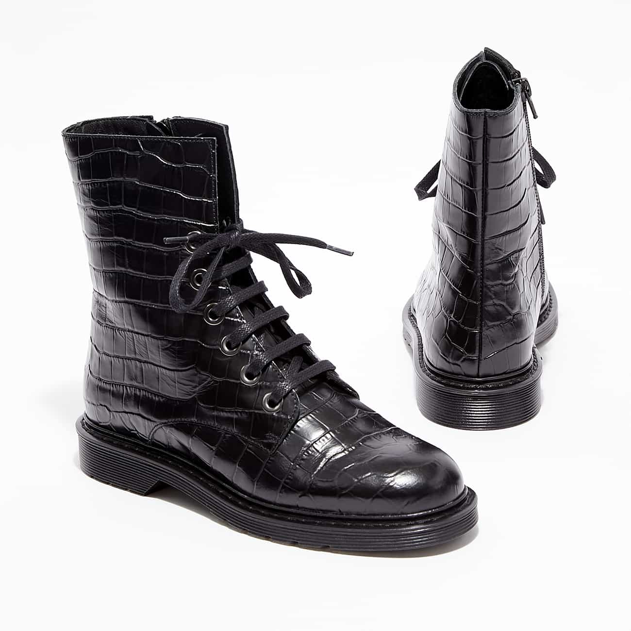 Lunah - Noir Croco