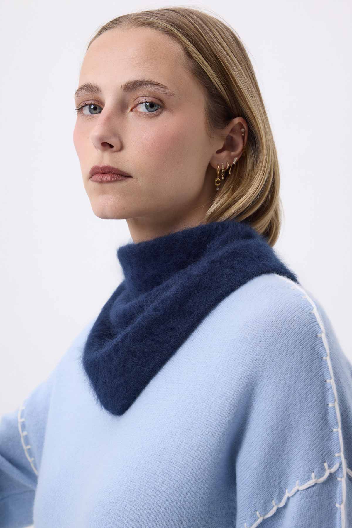 Bandana Amel bleu marine