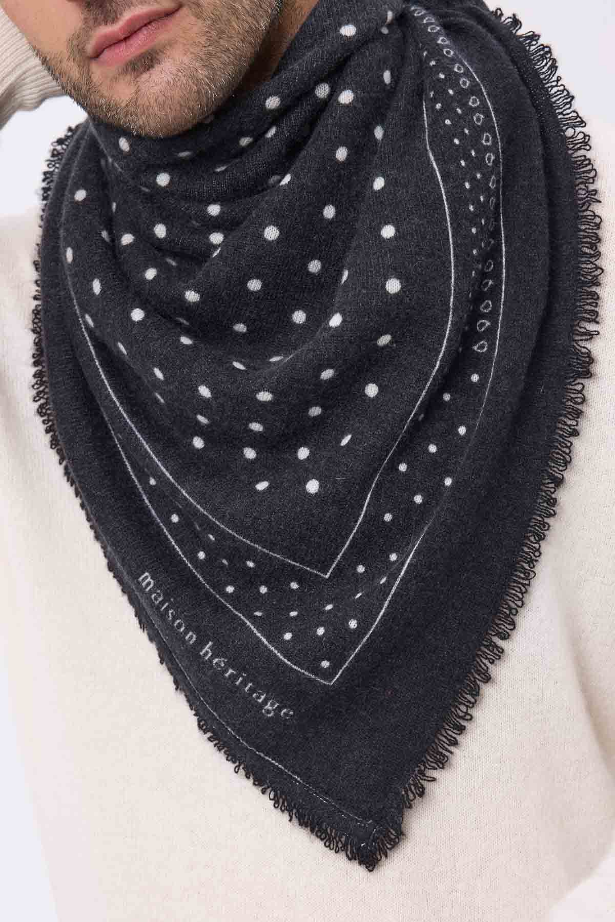 Bandana Big Heritage Pois noir blanc