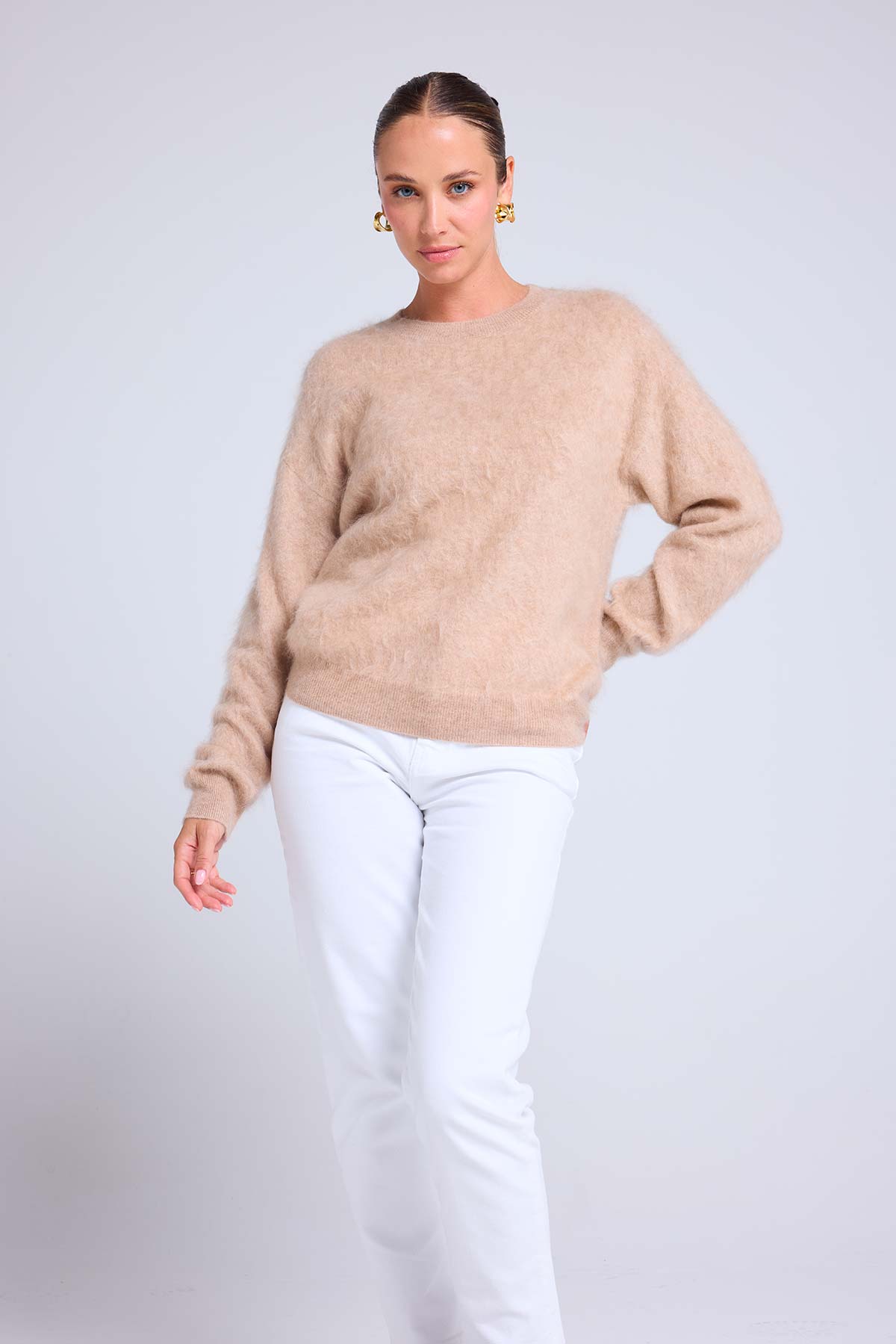 Bruna beige crème