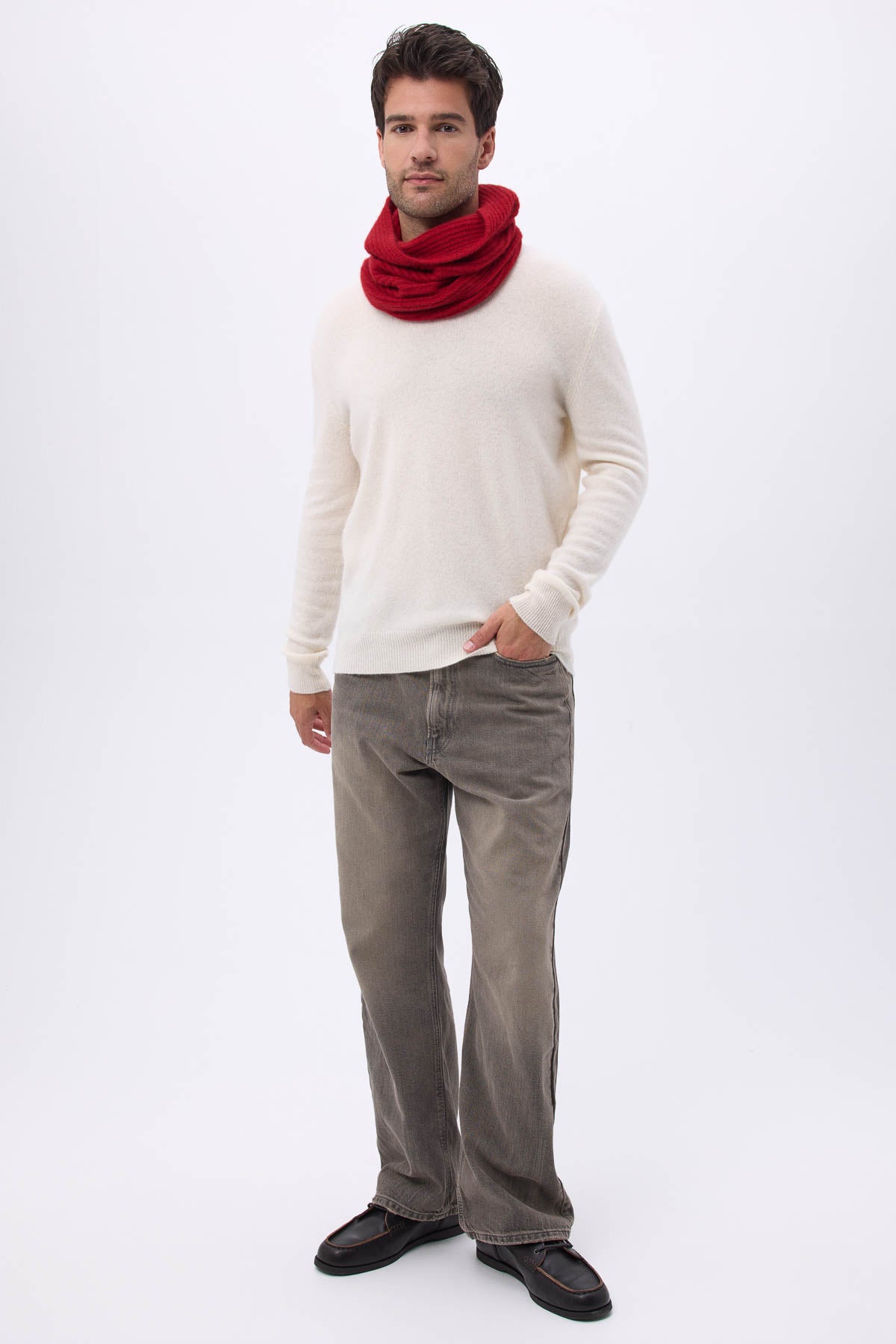 Col rouge bordeaux
