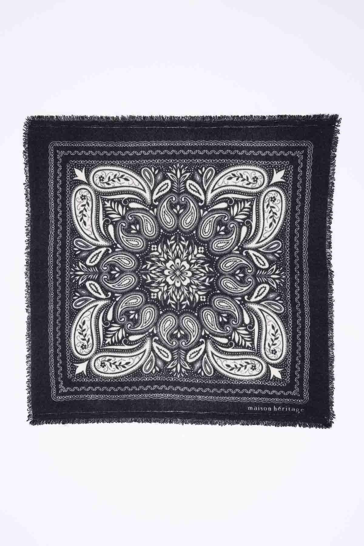 Bandana Efi noir blanc