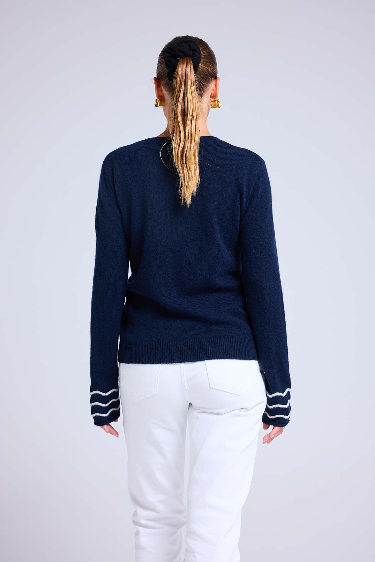 Gaia bleu marine blanc