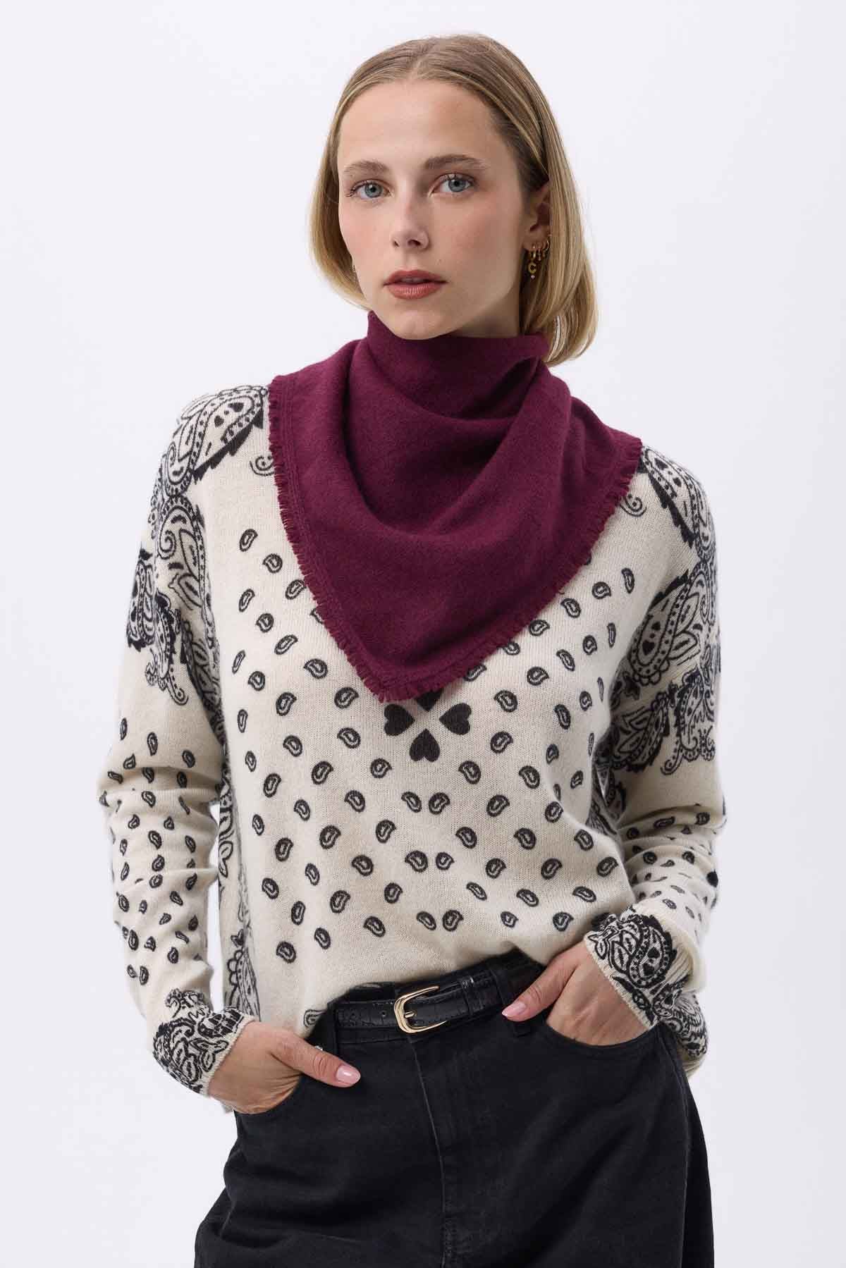 Bandana Irma lie de vin