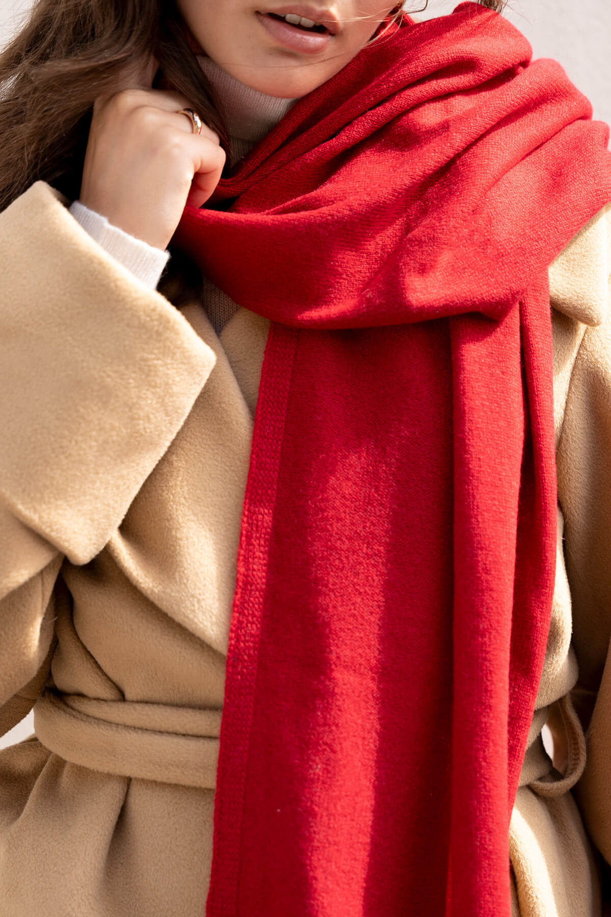 Echarpe rouge