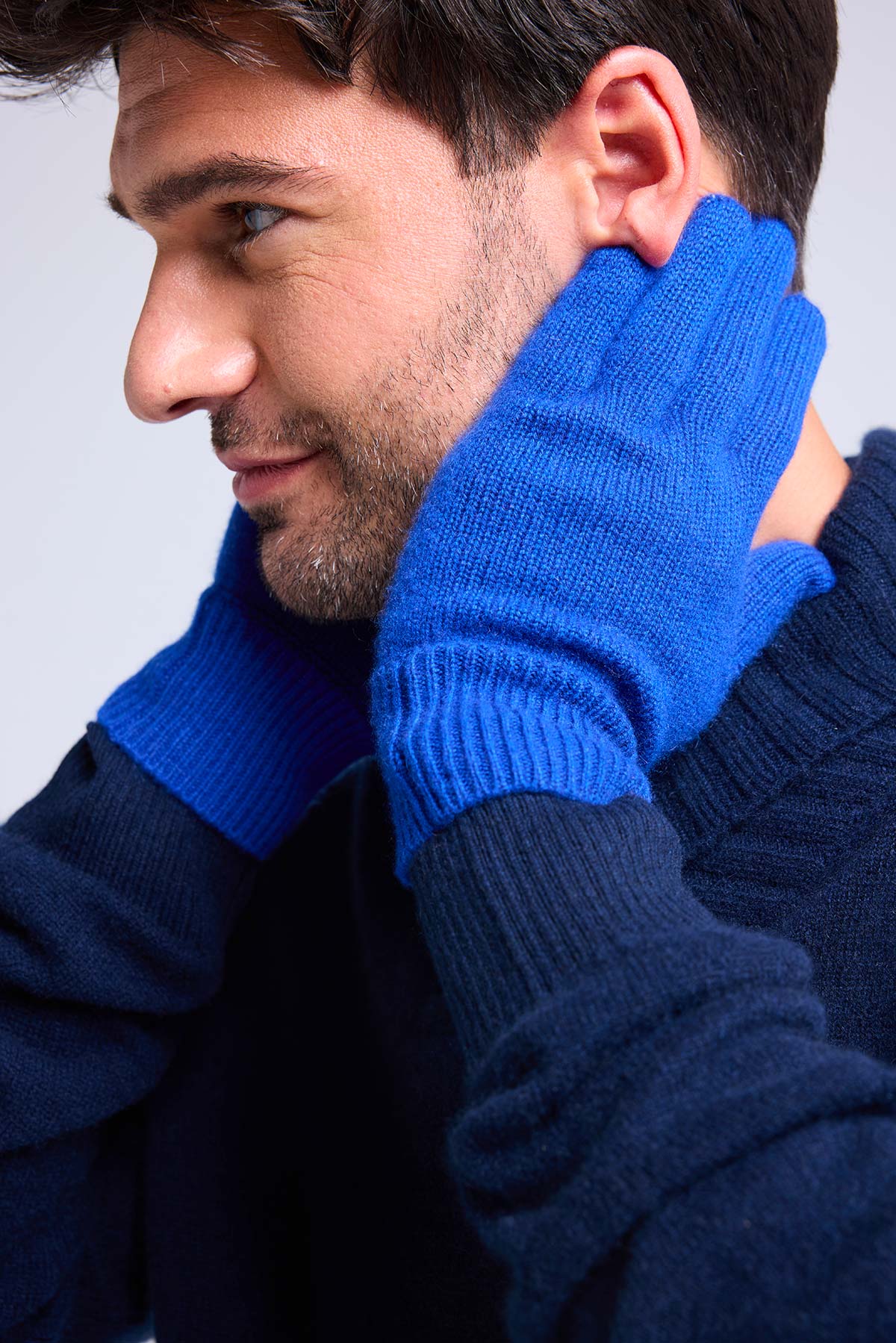 Gants bleu roi