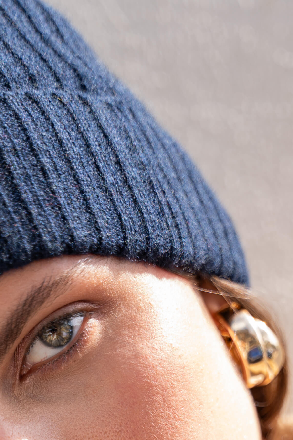 Bonnet bleu marine