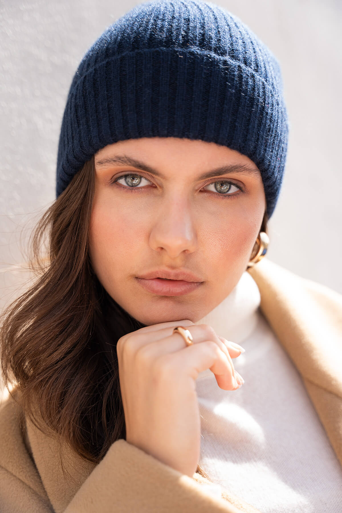 Bonnet bleu marine
