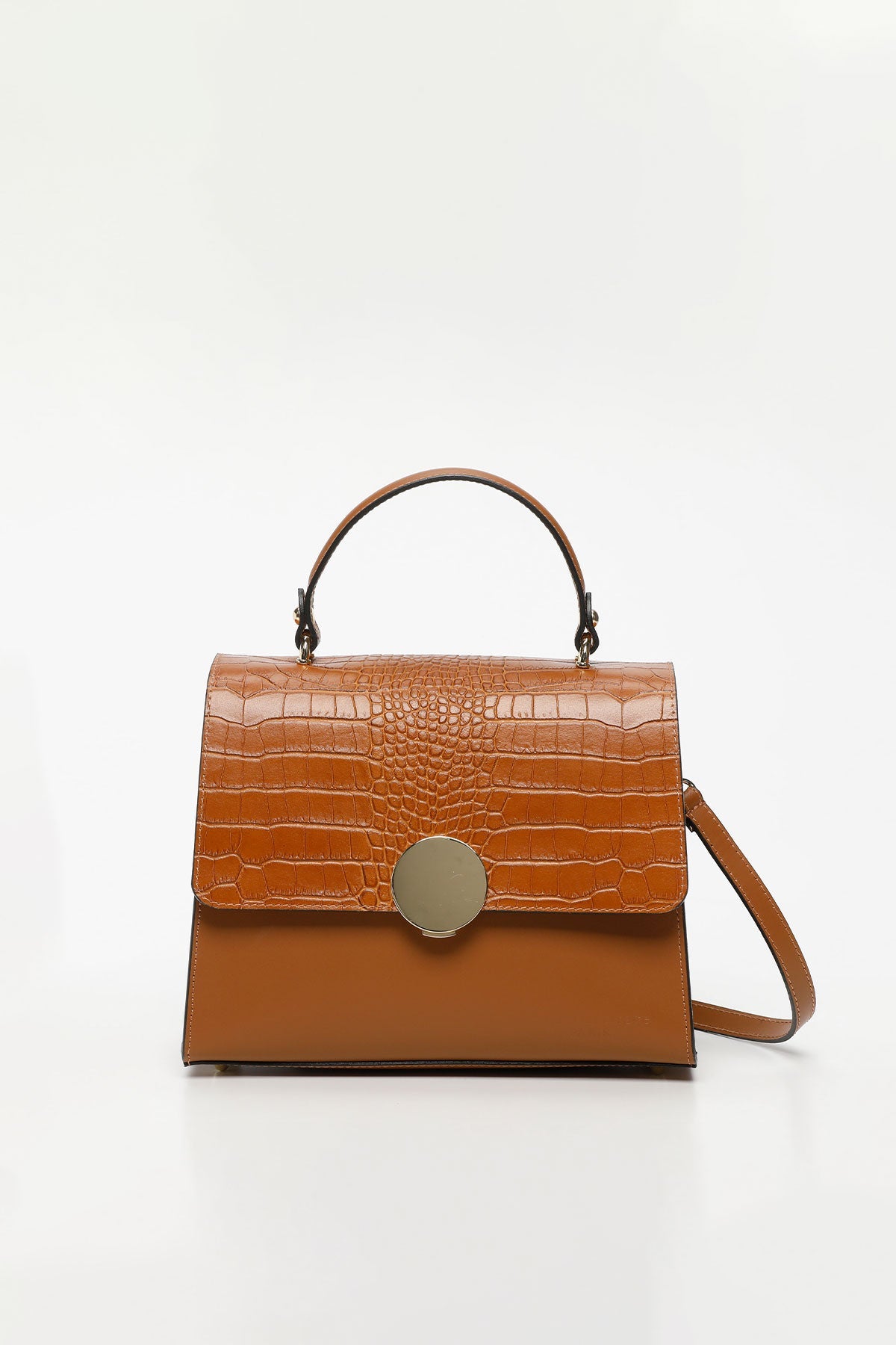 Clau Croco Camel