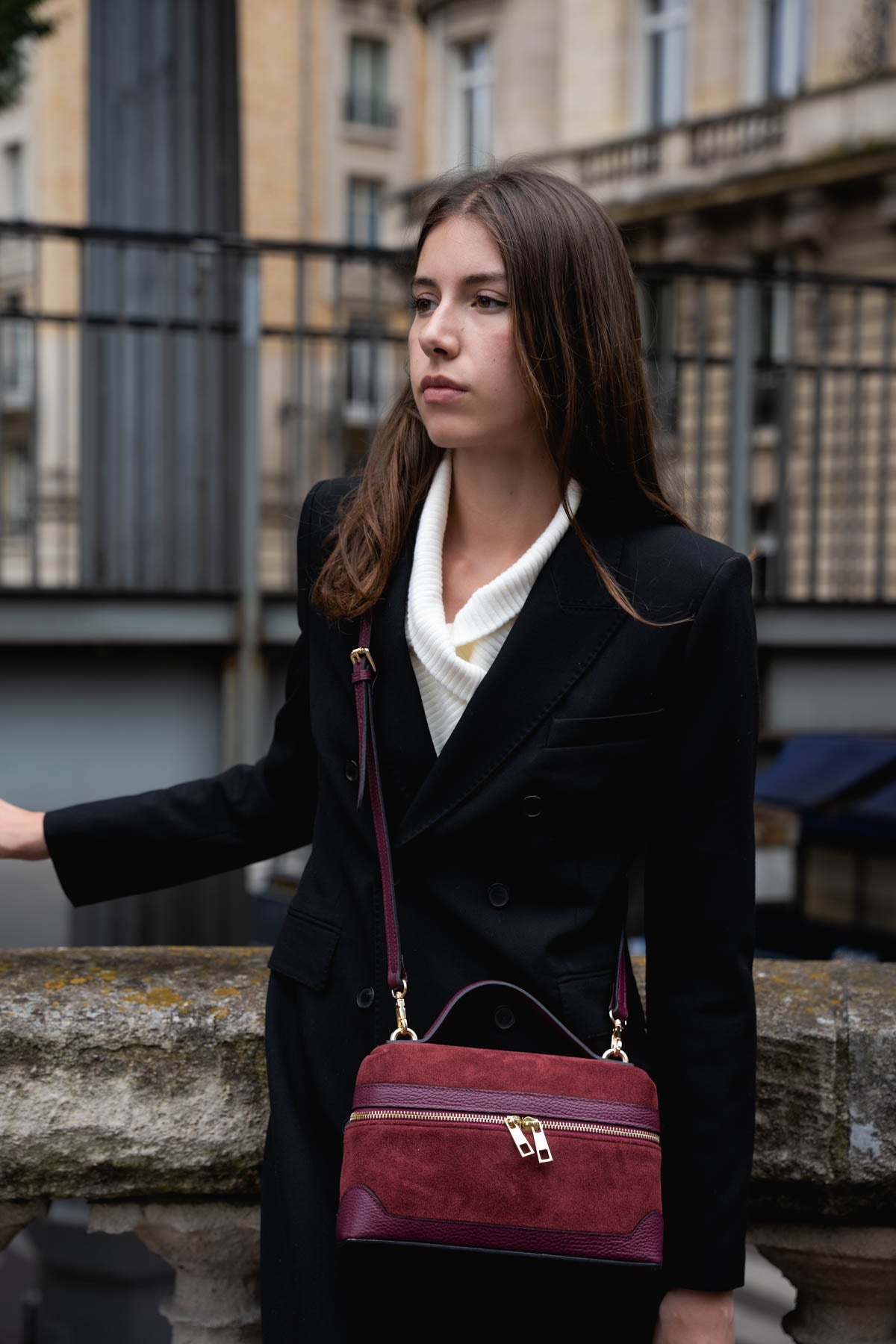 Grand Simos Suede Bordeaux