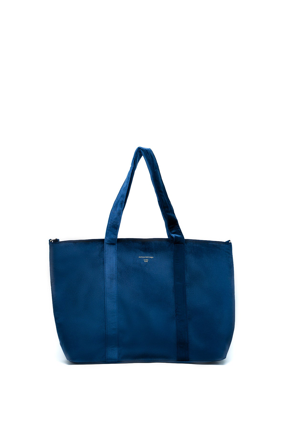 Sac cabas - Colden Velour Bleu Marine