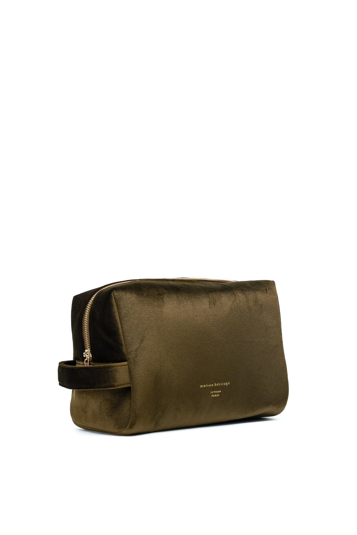 La trousse - Icy Velour Vert Bouteille