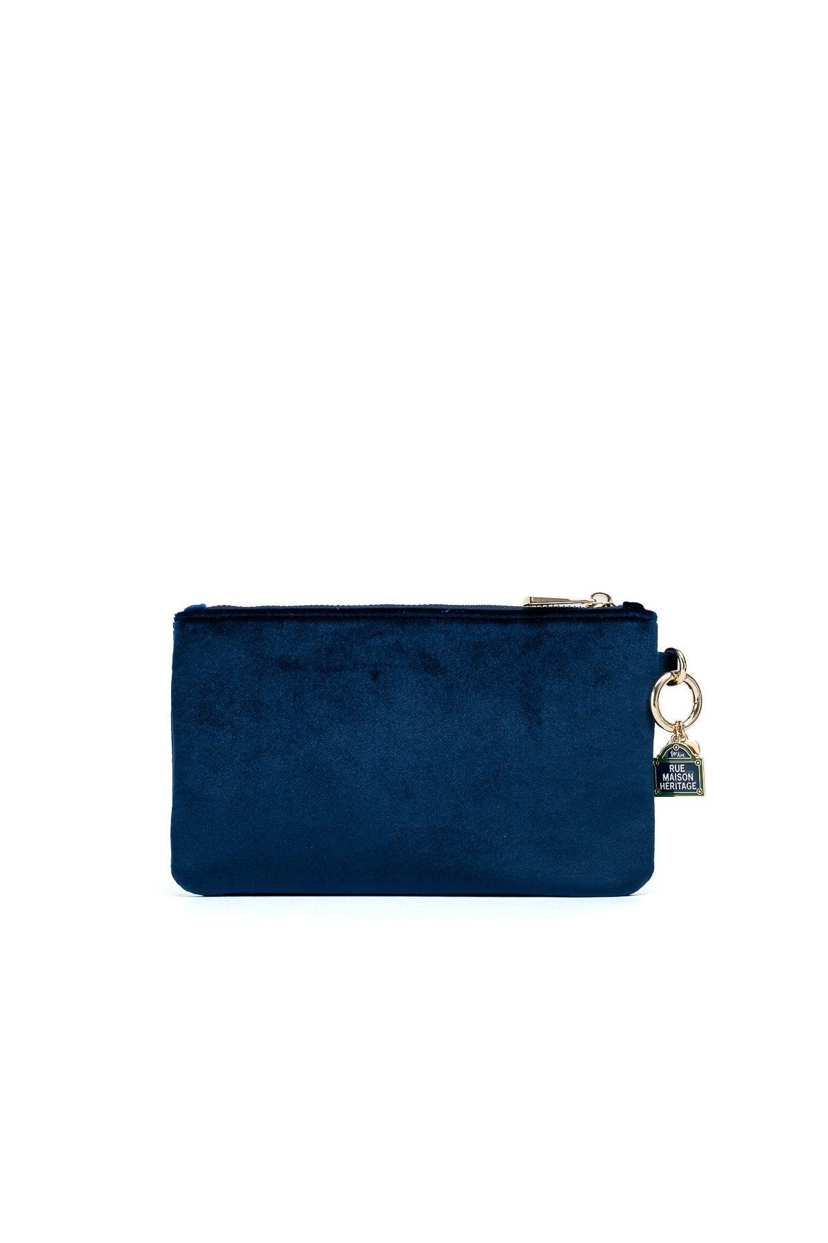 La pochette - Neve Velour Bleu Marine