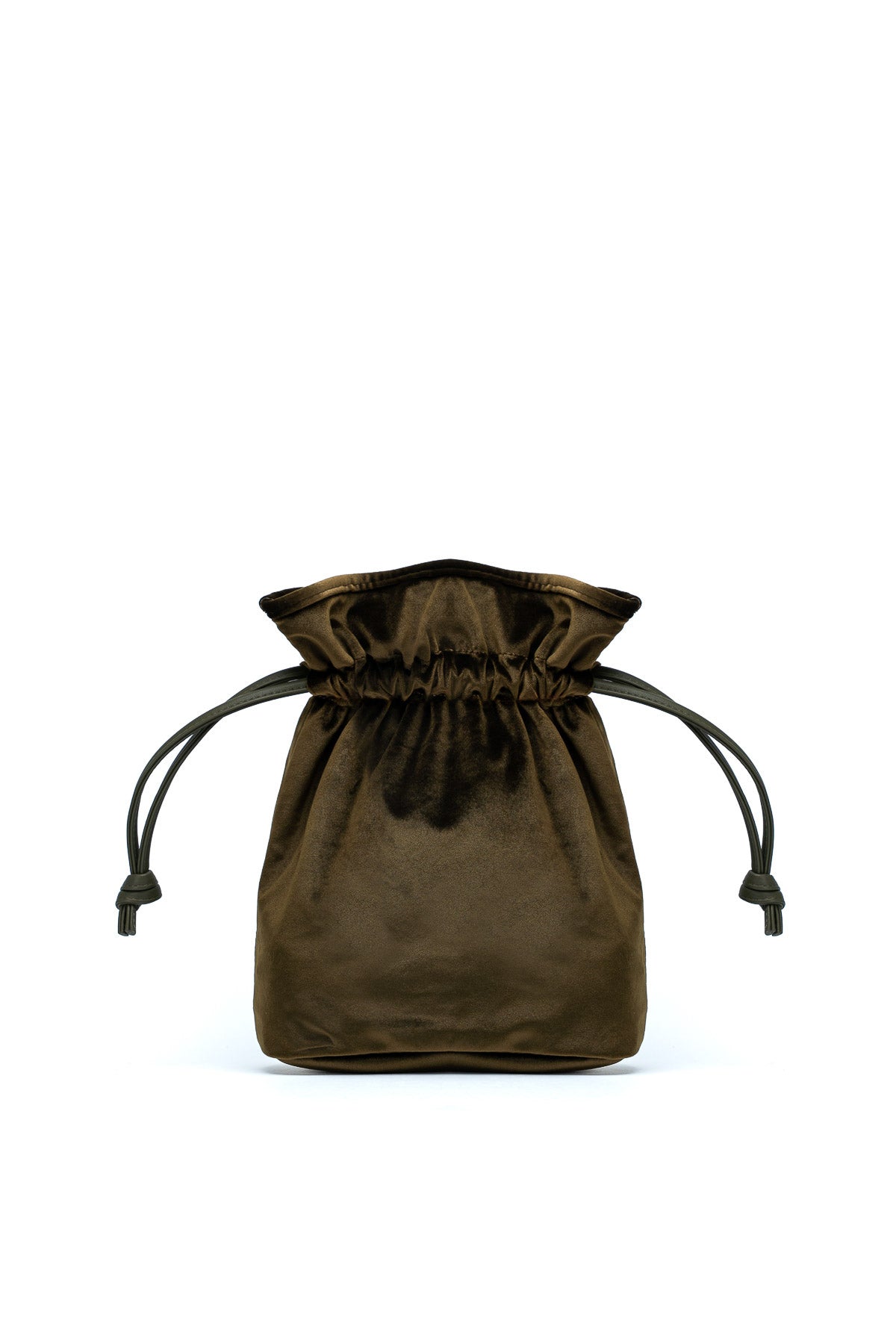 Le pochon - Olwen Velour Vert Bouteille