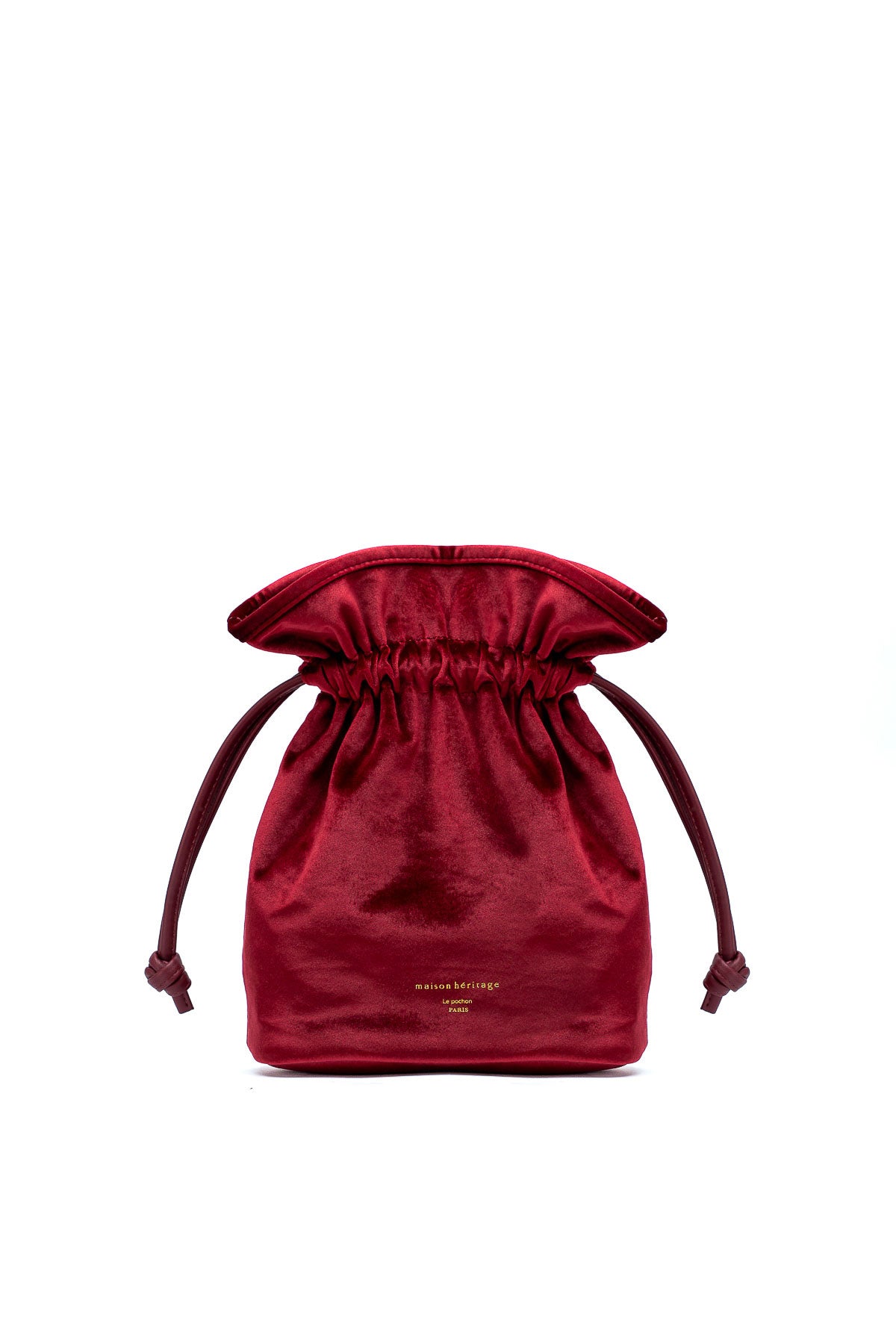 Le pochon - Olwen Velour Rouge