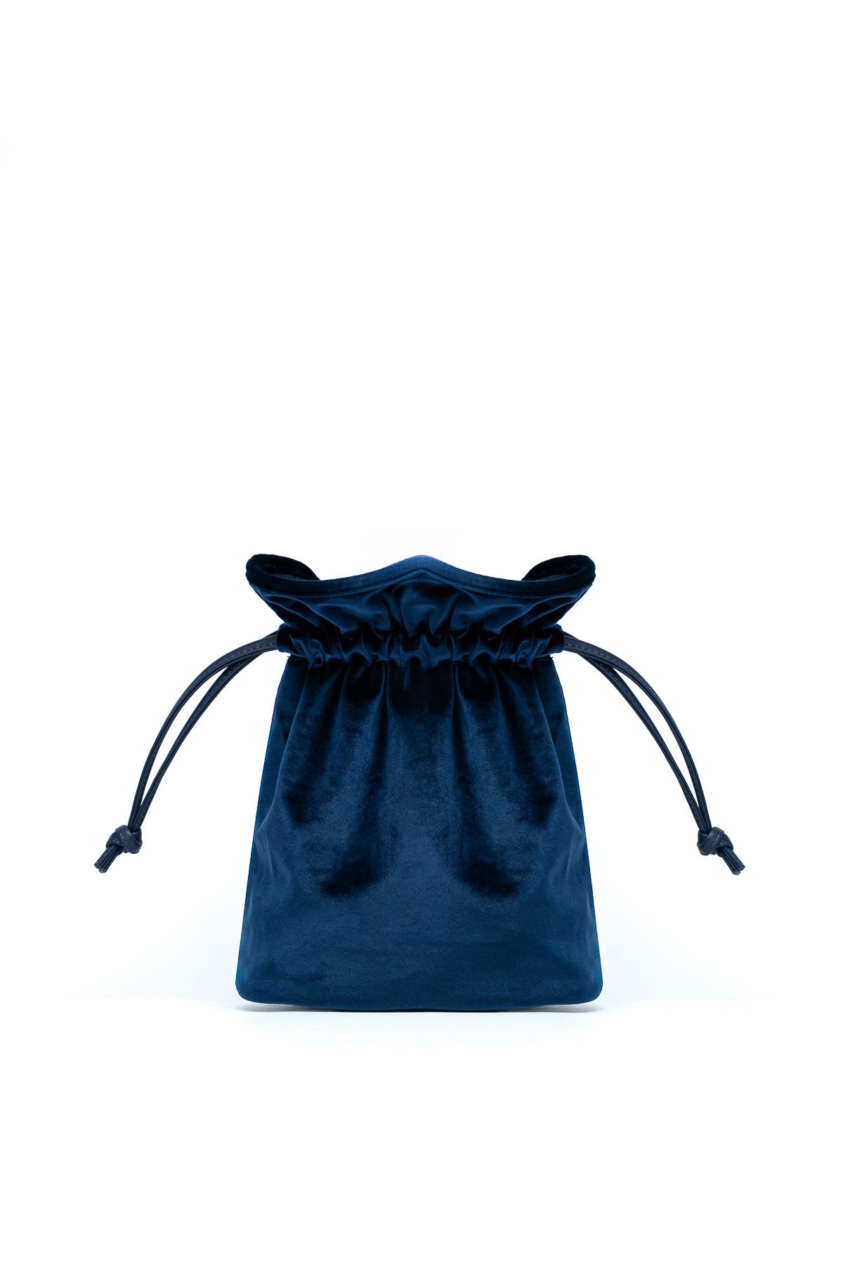 Le pochon - Olwen Velour Bleu Marine