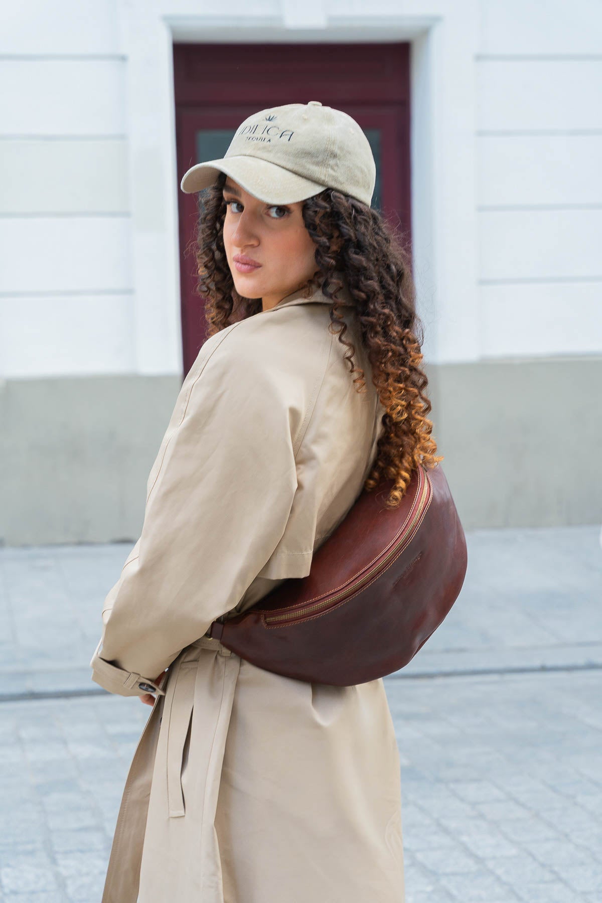 Sac banane - Rachel Vintage Marron