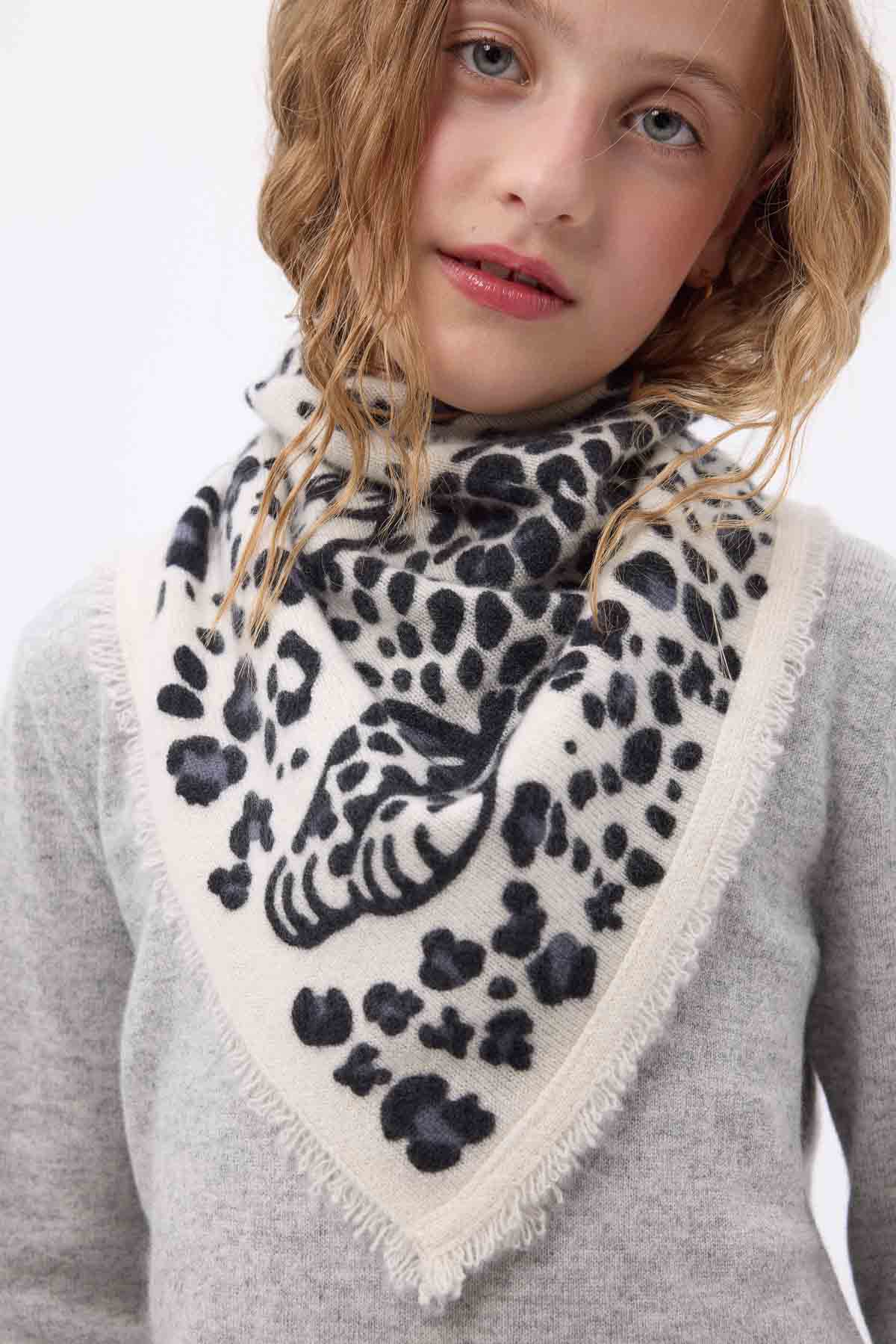 Bandana Dea blanc noir