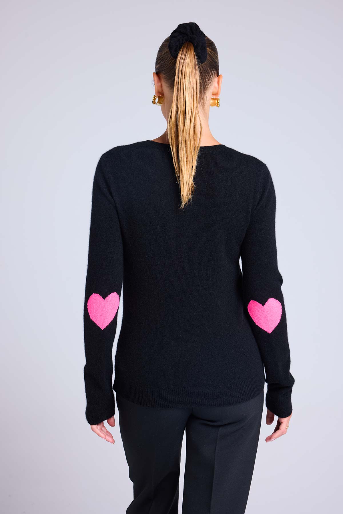 Zaime noir rose fluo