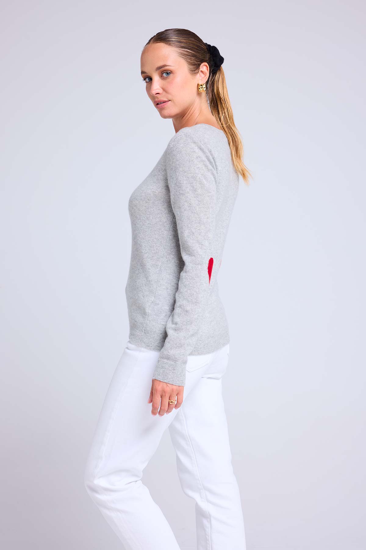 Zaime gris clair rouge