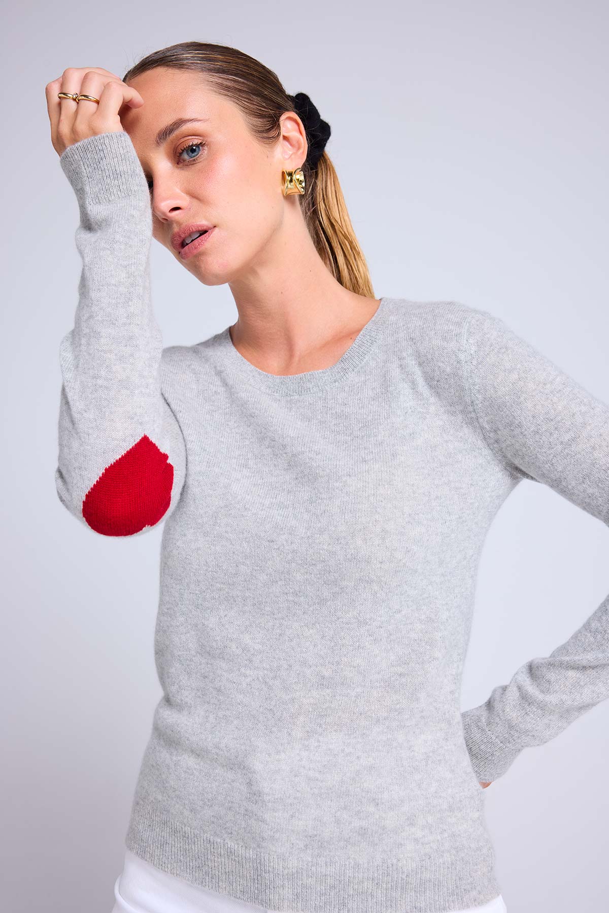 Zaime gris clair rouge