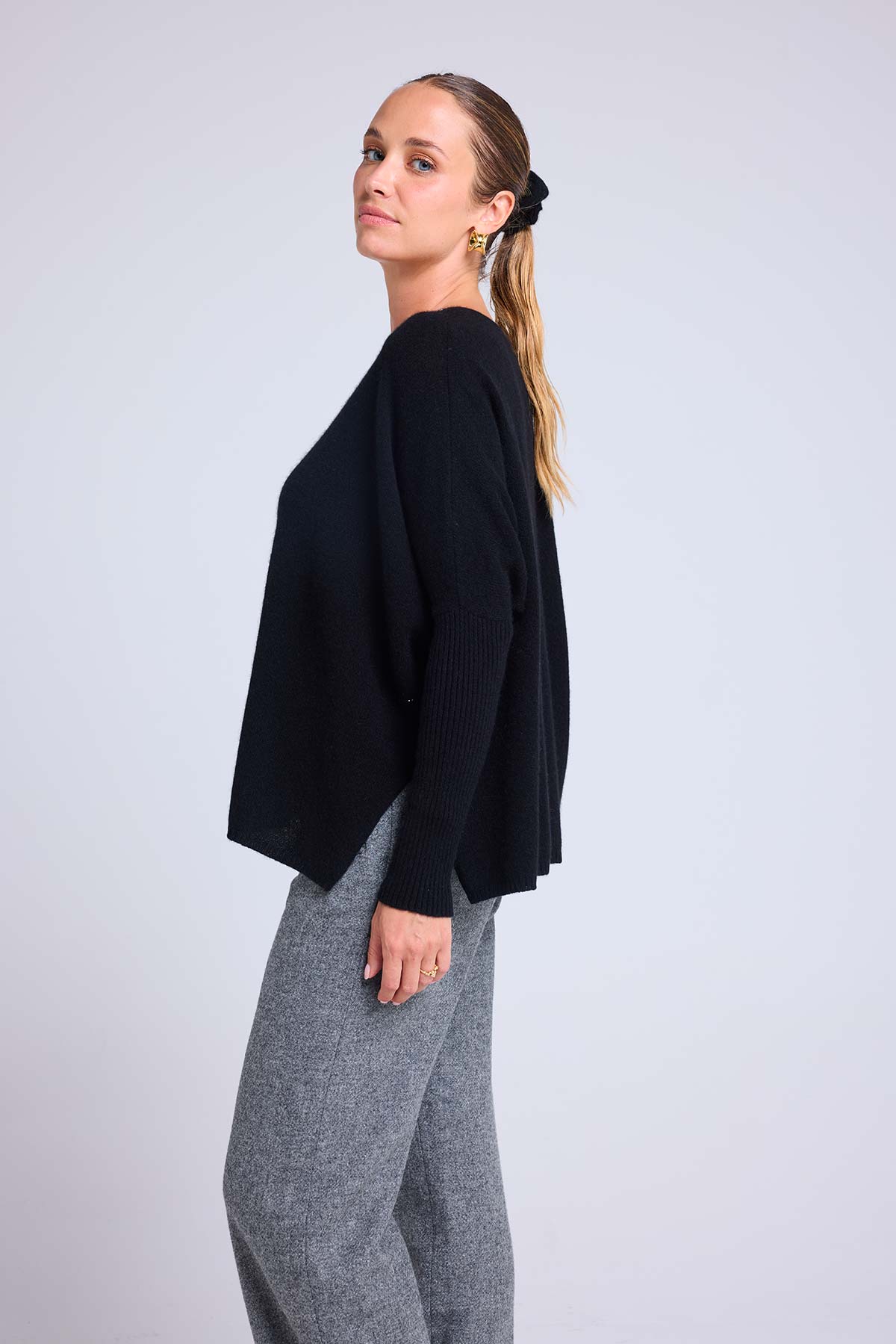 Zancha noir strass