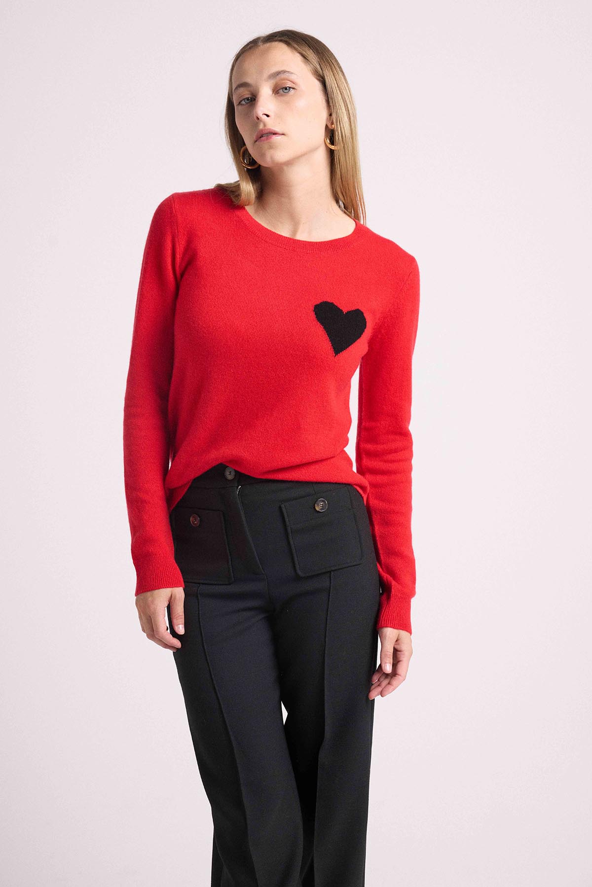 Zaphira rouge coeur noir