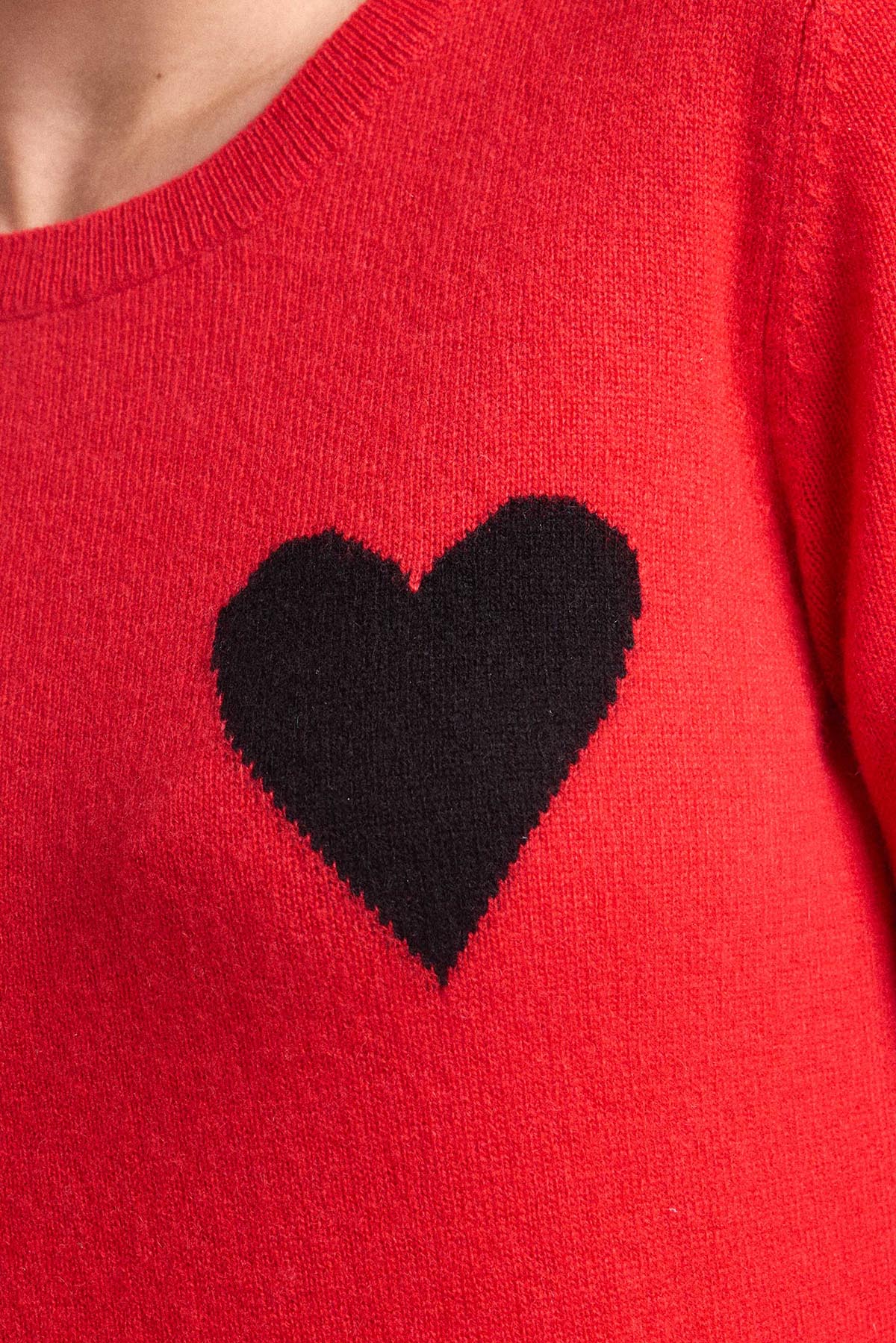 Zaphira rouge coeur noir