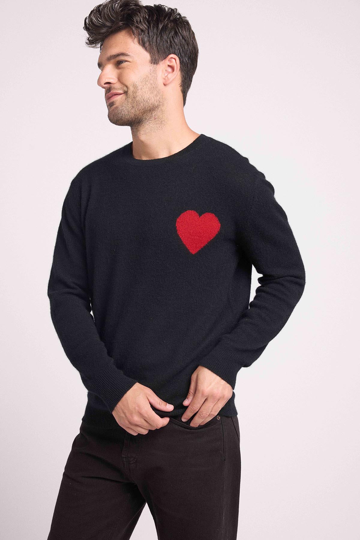 Zemir noir coeur rouge