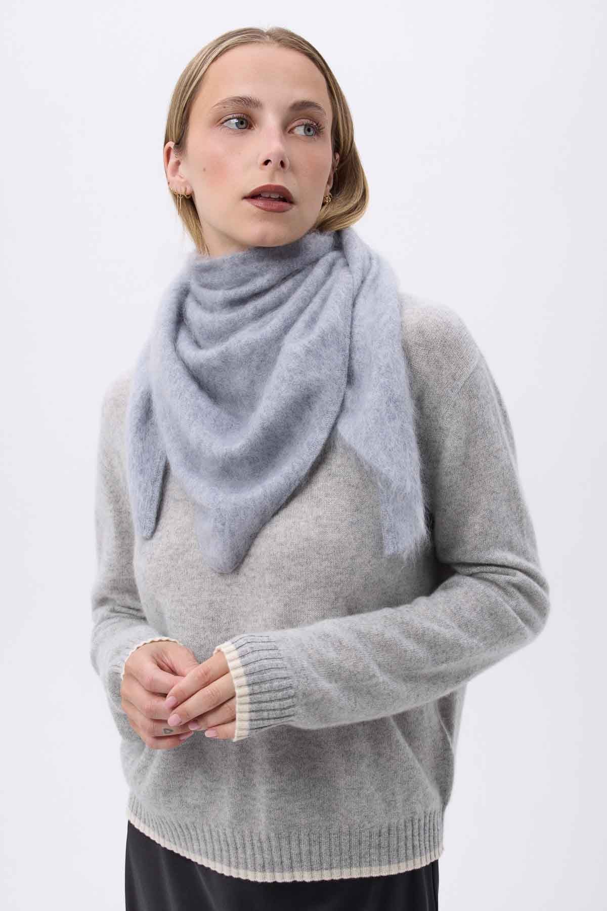 Bandana Zeno gris clair