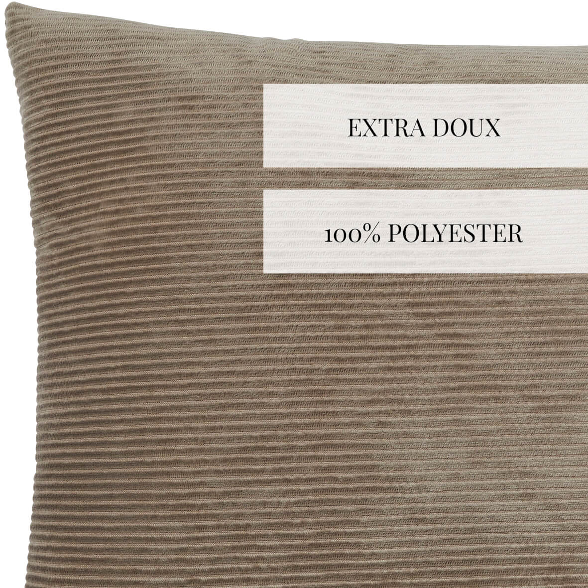 Housse de coussin corduroy