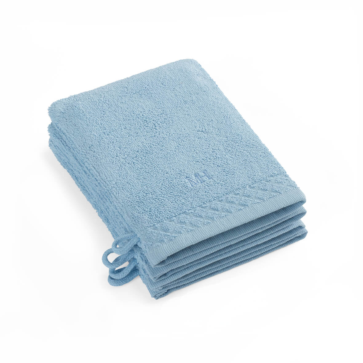 Set de 4 gants de toilette