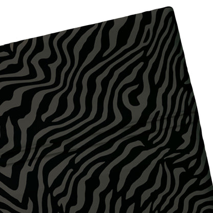Drap plat satin de coton Rêves zébrés