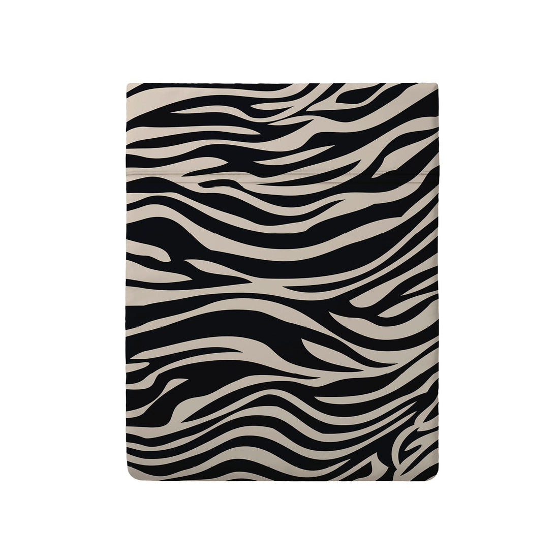Drap plat satin de coton Rêves zébrés
