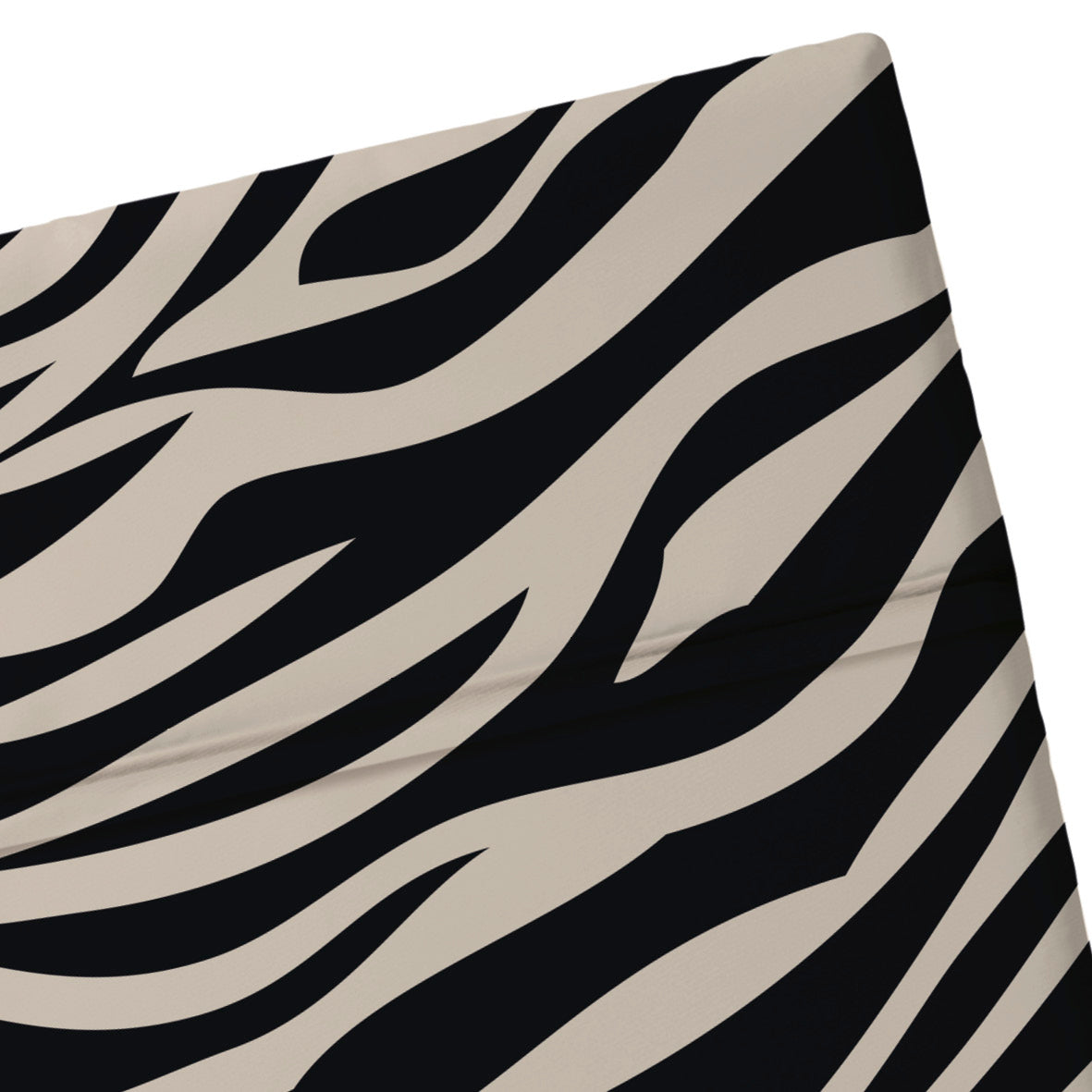 Drap plat satin de coton Rêves zébrés