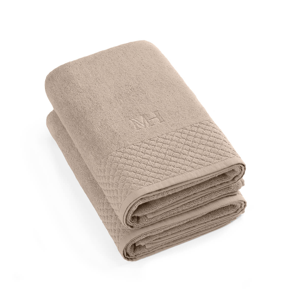 Set de 2 draps de bain