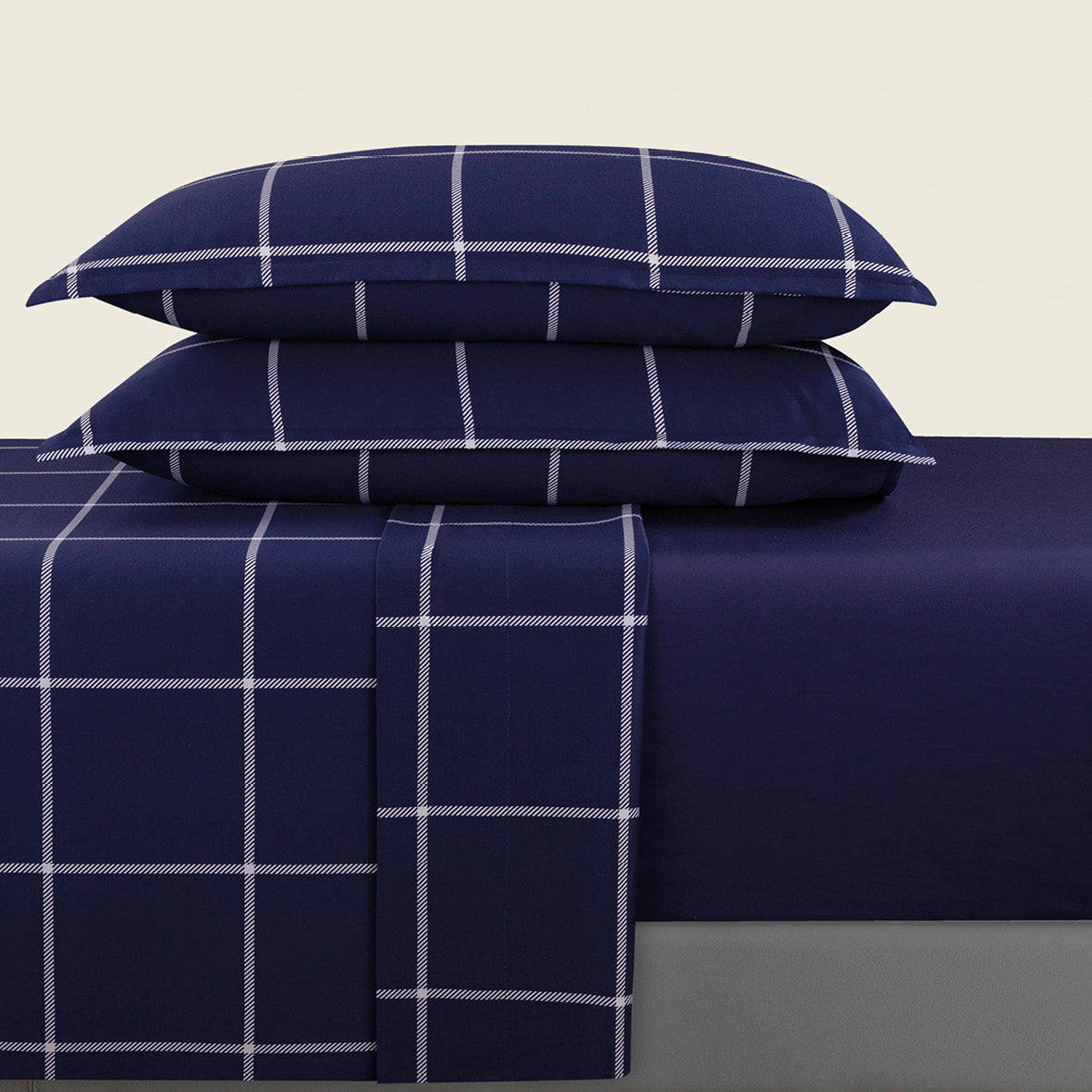 Ensemble de draps satin de coton Amélia