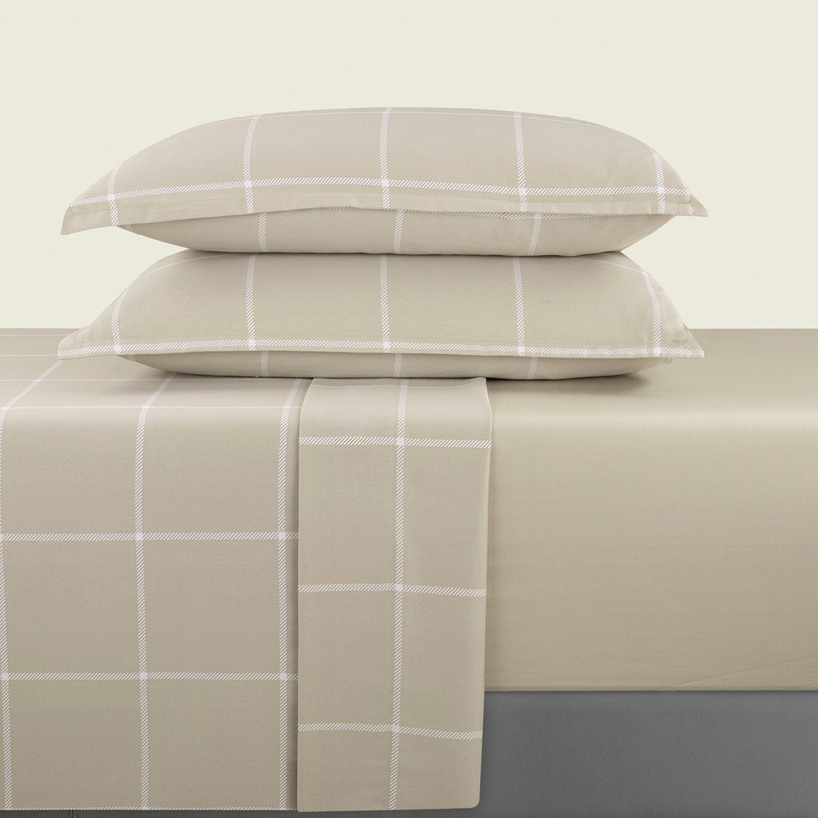 Ensemble de draps satin de coton Amélia