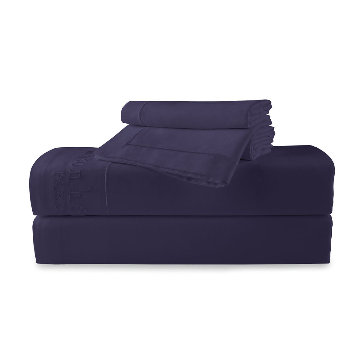 Ensemble de draps satin de coton Uni 1 baratta