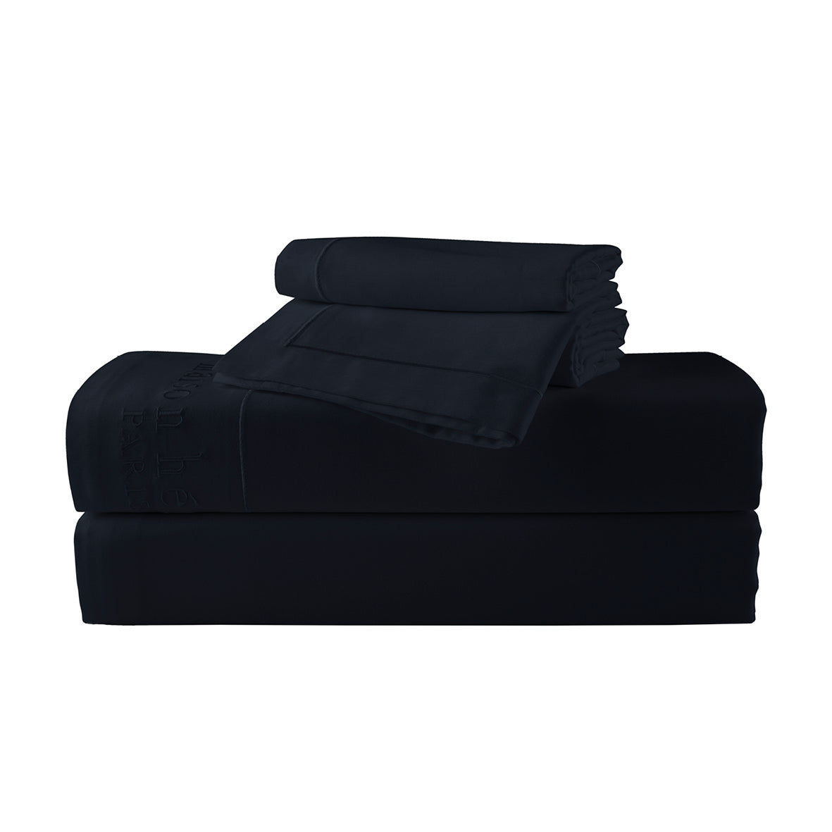 Ensemble de draps satin de coton Uni 1 baratta