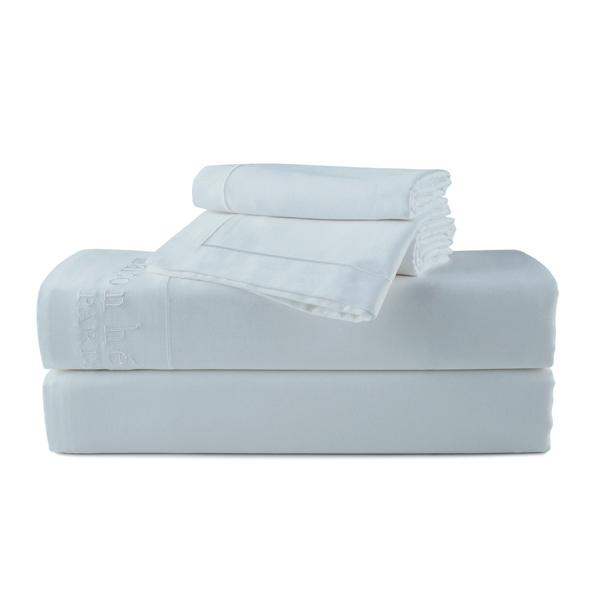 Ensemble de draps satin de coton Uni 1 baratta