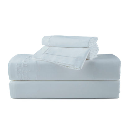 Ensemble de draps satin de coton Uni 1 baratta