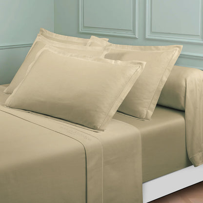 Ensemble de draps satin de coton Uni 1 baratta