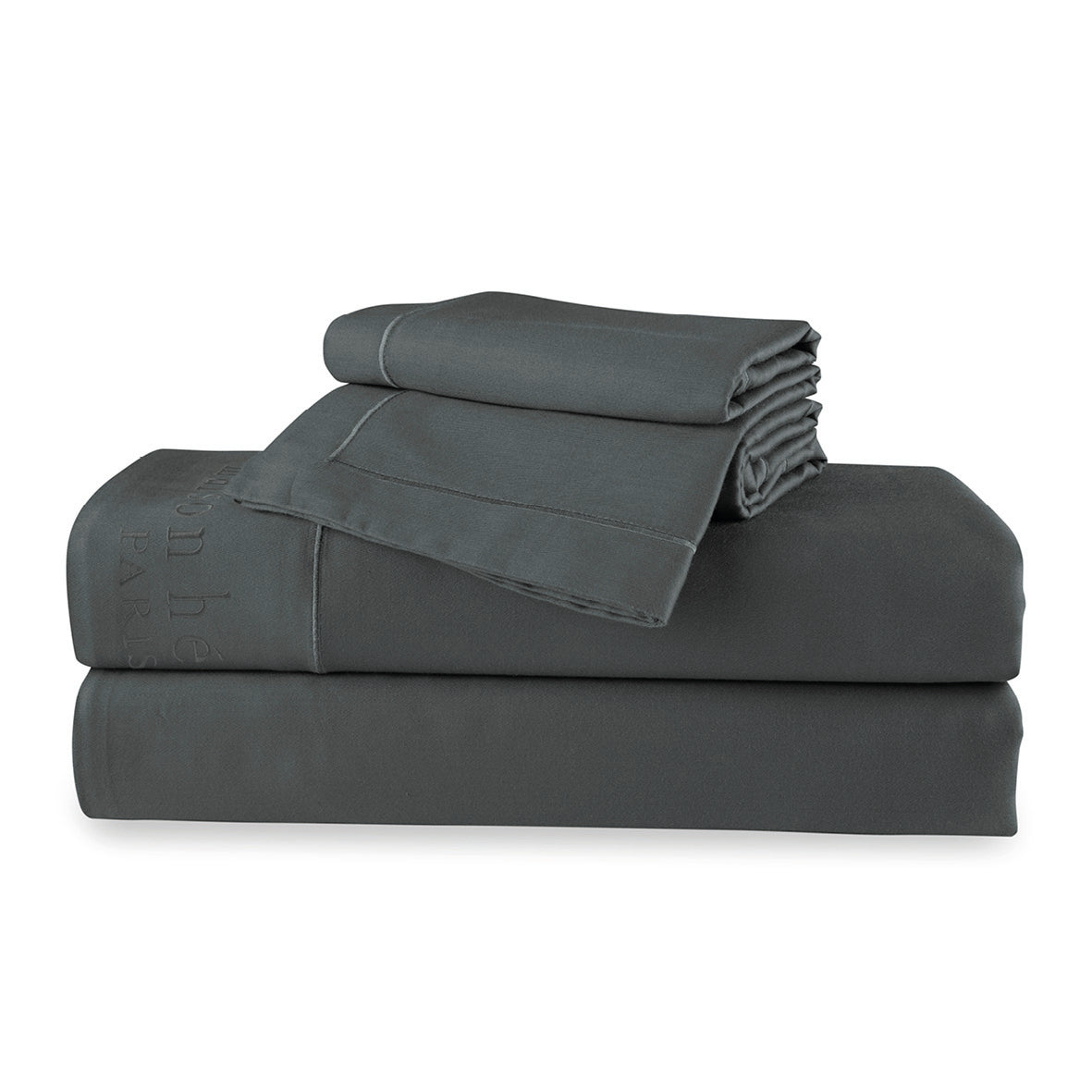 Ensemble de draps satin de coton Uni 1 baratta